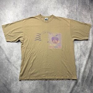 Vintage 90s New York Urban USA Stamp T Shirt Mens 2XL Made in USA